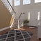 Ekena Millwork 94H x 1/4T Adjustable Wood Slat Wall Panel Kit w/ 3W Slats, Maple contains 15 Slats SWW60X94X0250MA - alternate 7